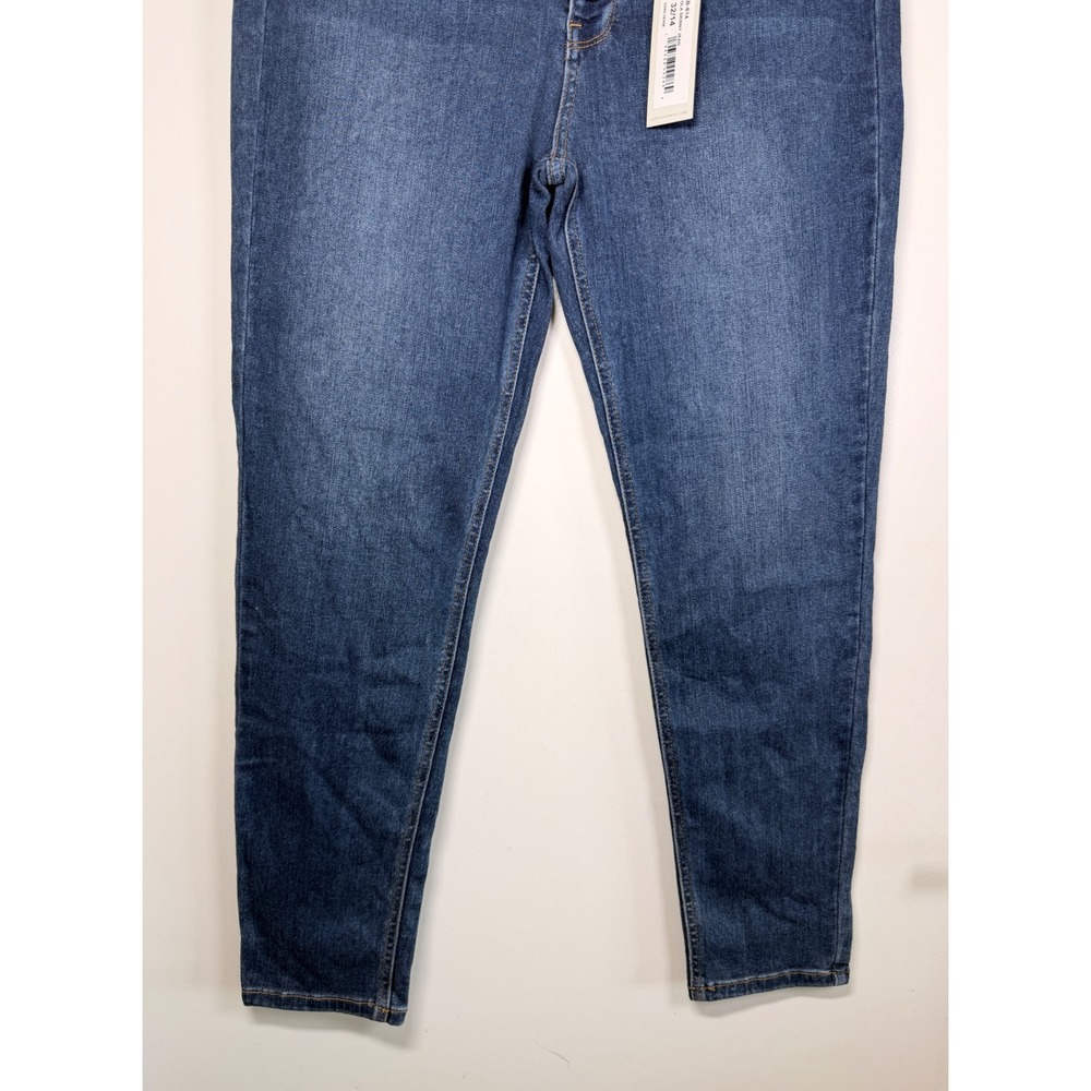 Just USA Lola Skinny Jeans Womens 32/14 Blue NWT High Rise Button Fly AB-814